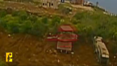 ⭕️بالفيديو | مشاهد من عملية استهداف المقاومة الإسلامية دبّابة ميركافا تابعة لجيش العدو الإسرائيلي في بلدة الناقورة جنوب لبنان بمحلّقة انقضاضيّة