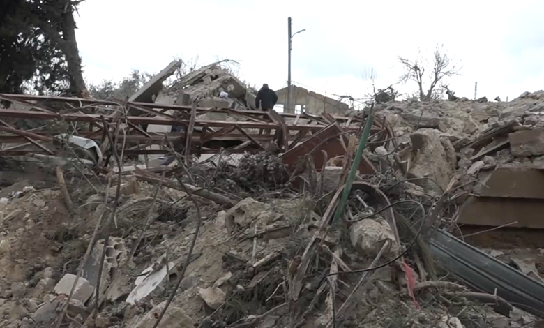 تقرير مصور | شهيد وجريح وأضرار جسيمة في غارة على بلدة مشغرة