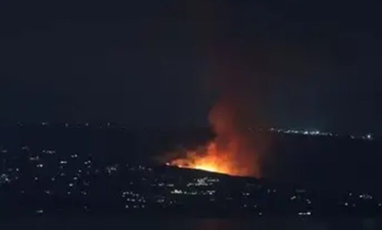 غارة اسرائيلية على مشغرة في البقاع الغربي ادت الى استشهاد 3 وجرح 3 اشخاص