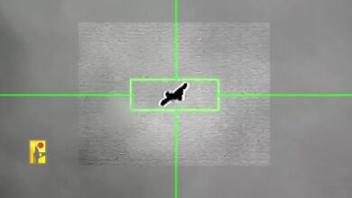 فيديو | من عملية إسقاط المقاومة الإسلامية طائرة مسيّرة من نوع “هرمز 450 – زیك”