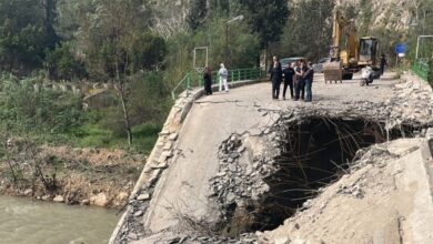 مصلحة الليطاني باشرت إنشاء جسر من العبّارات فوق مجرى النهر في طيرفلسيه
