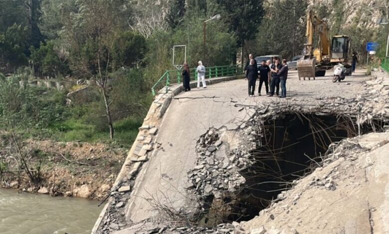 مصلحة الليطاني باشرت إنشاء جسر من العبّارات فوق مجرى النهر في طيرفلسيه