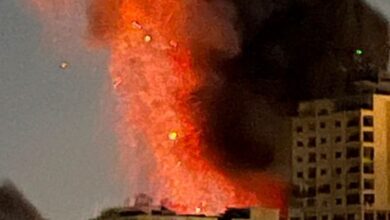 الطيران الحربي الاسرائيلي يستهدف مدينة صور بعدد من الغارات