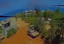 بالفيديو | المقاومة استهدفت دبابة ميركافا إسرائيلية في بلدة البياضة بمحلّقة انقضاضية