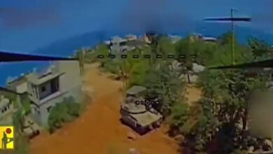 بالفيديو | المقاومة استهدفت دبابة ميركافا إسرائيلية في بلدة البياضة بمحلّقة انقضاضية