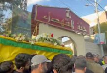 تشييع الشهيد المهندس علي سعد حمود في نحلة إلى مثواه الأخير في بعلبك