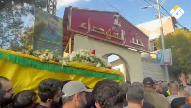 تشييع الشهيد المهندس علي سعد حمود في نحلة إلى مثواه الأخير في بعلبك