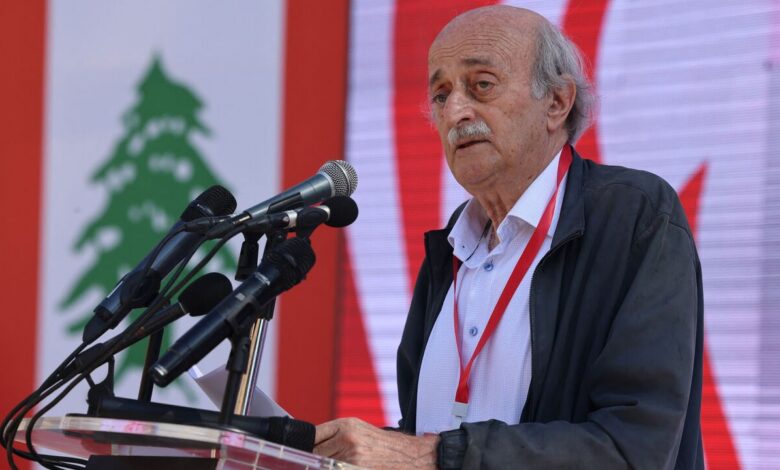 جنبلاط: وقف اطلاق النار وهم وسراب وعلى وزارة الشؤون الاجتماعية إيجاد مراكز إيواء حضارية