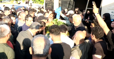 طاريا تشيّع المجاهد محمد عباس حمية في موكب حاشد