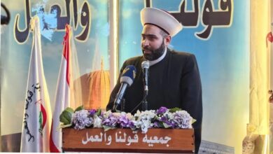الشيخ القطان باحتفال ديني وتربوي في برالياس: القوة هي التي تفاوض وتأتي بوقف إطلاق النار