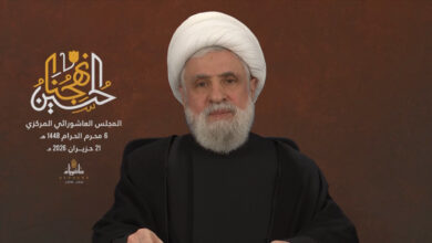 الشيخ نعيم قاسم يدعو الدولة اللبنانية لرفض التنازلات المجانية
