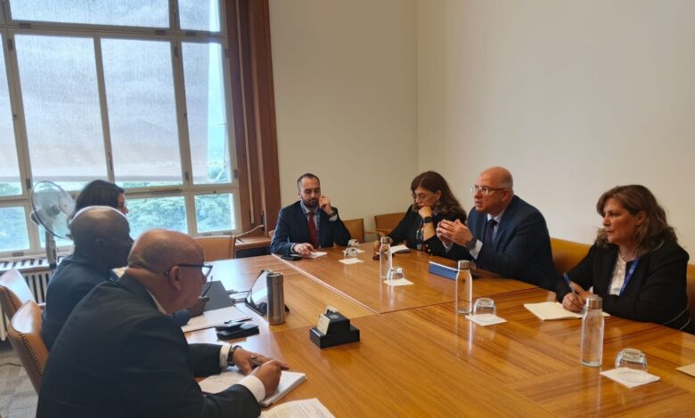 الوزير حيدر يسلّم منظمة العمل الدولية تقرير خسائر العدوان ويطالب بتفعيل الدعم للبنان