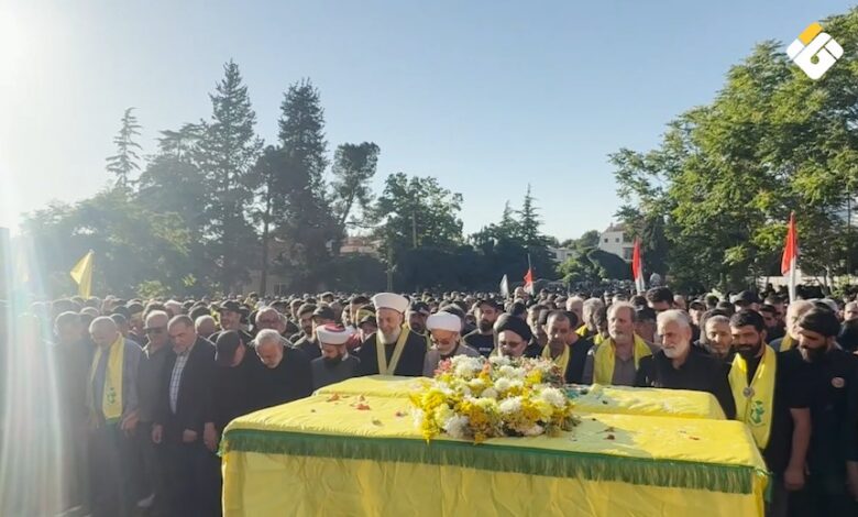 بعلبك تودّع الشهيدين محمد عبد الساتر وحسن نون في عرسين من أعراس الشهادة