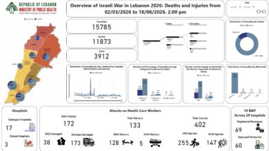 تحديث الحصيلة الإجمالية للعدوان: 3912 شهيدا و 11873 جريحا