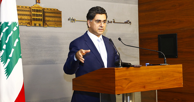 مرقص بعد جلسة مجلس الوزراء في بعبدا: الرئيس أكد التمسّك بالحق والوحدة والتضامن بين اللبنانيين