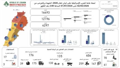 الحصيلة الإجمالية للعدوان: 4297 شهيدا و 12196 جريحا