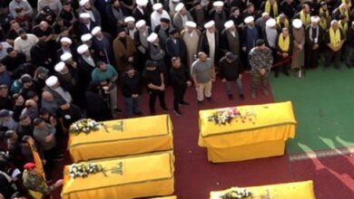 حزب الله وجماهير المقاومة يشيّعون ثلة من شهداء المقاومة الإسلامية في بلدة مجدل سلم