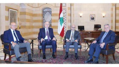 رئيس الحكومة استقبل ميقاتي والسنيورة وتمام سلام وعرض معهم الاوضاع العامة