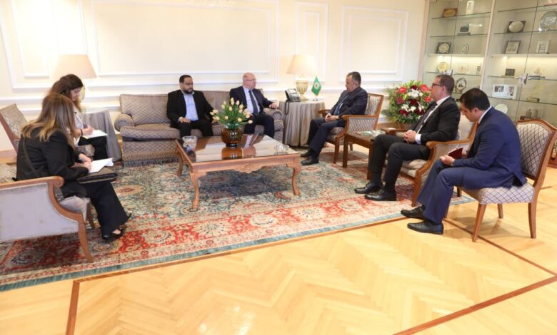 وزير العمل الدكتور محمد حيدر يلتقي الأمين العام لجامعة الدول العربية في القاهرة: لبنان في صدارة الأولويات والجامعة مستعدة للمساعدة في توحيد الموقف اللبناني
